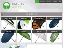 Tablet Screenshot of paraguas-personalizados.com